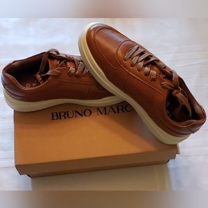 NEW Bruno Marc Men's Casual Dress Sneakers Color Brown Size Men's 6.5